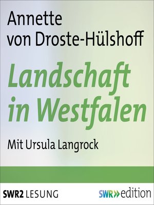 cover image of Landschaft in Westfalen